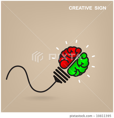Creative brain Idea concept background Creative brain Idea concept background 10811395