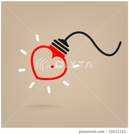 Creative heart Idea concept 10811552