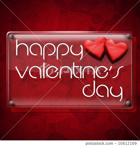 Happy Valentine's Day Glass Plate 10812109
