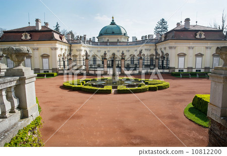 Courtyard of the castle Buchlovice 10812200