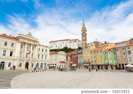 Picturesque old town Piran, Slovenia. Picturesque old town Piran, Slovenia. 10813851