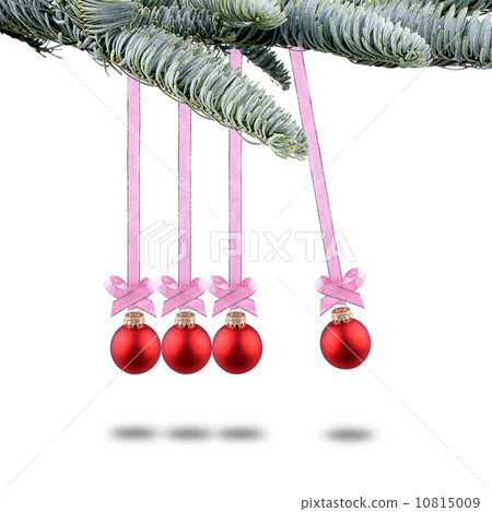 Red Christmas balls new years and Newton pendulum Red Christmas balls new years and Newton pendulum 10815009