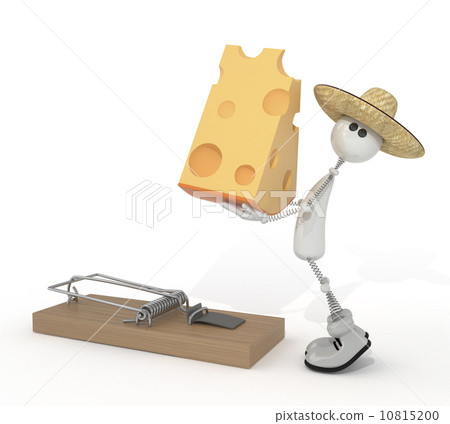 3d person and mousetrap. 10815200