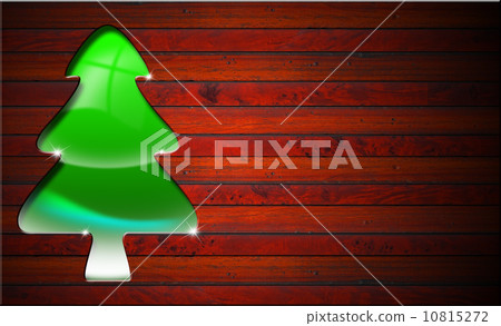 Green and Stylized Christmas Tree 10815272