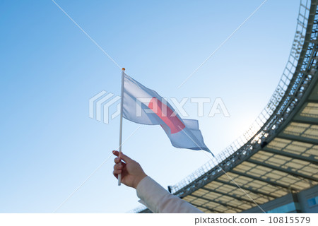 Put the national flag 10815579