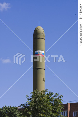 Missile Topol-M, museum of military equipment 10816067