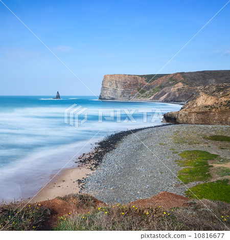 Beautiful seascape postcard. Portugal, Aljezur. Beautiful seascape postcard. Portugal, Aljezur. 10816677