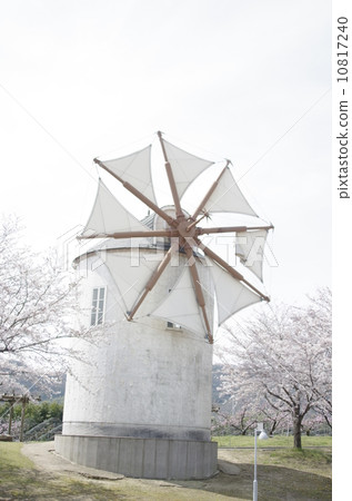 Youthful South Village with windmill Youthful South Village with windmill 10817240