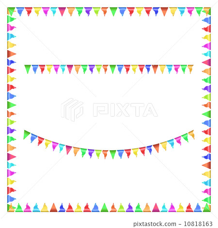 Party flags. Vector Party flags. Vector 10818163