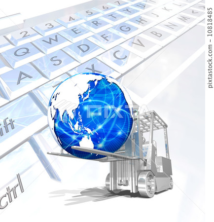 Carry the internet line in the earth Carry the internet line in the earth 10818485