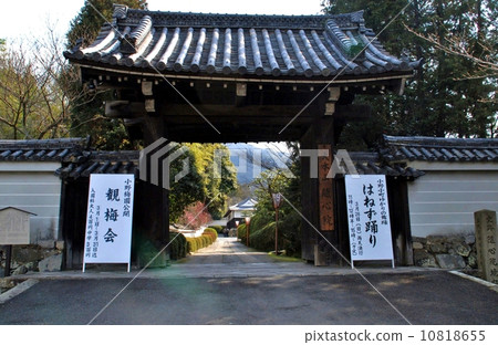Scenic view of the main gate of Kyoto Bunkyoin Temple 10818655