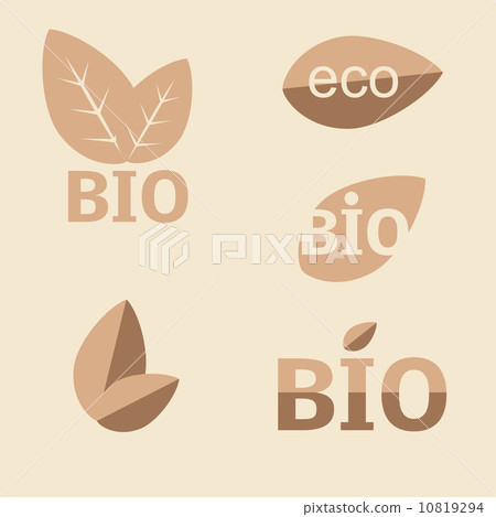 Ecology, organic icon set. Eco-icons 10819294