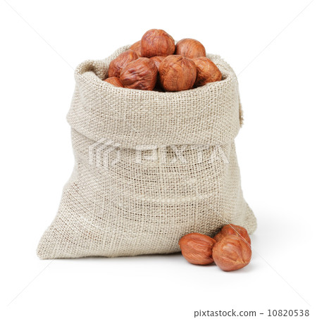organic hazelnuts in sack pouch organic hazelnuts in sack pouch 10820538