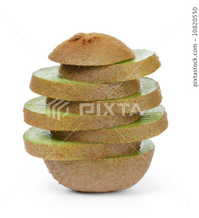fresh ripe kiwi fruit slices in stack fresh ripe kiwi fruit slices in stack 10820550