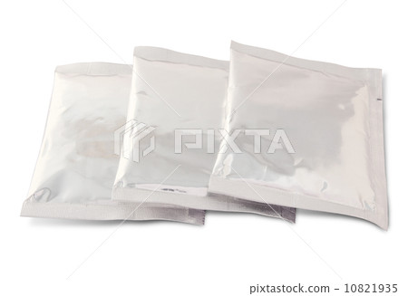 plastic package bag isolated on white with clipping path 10821935