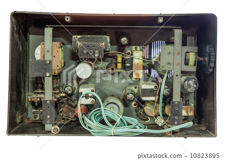 Inside of old transistor 10823895