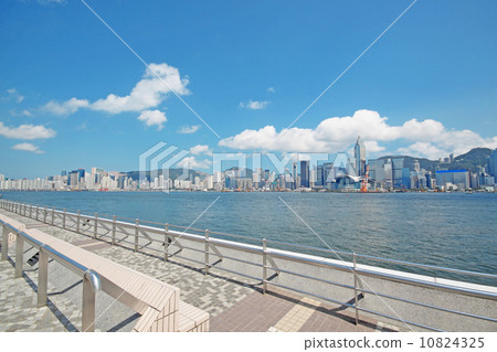 China, Hong Kong waterfront buildings China, Hong Kong waterfront buildings 10824325
