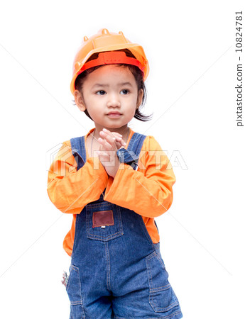 Smile Asian Engineer baby girl Smile Asian Engineer baby girl 10824781