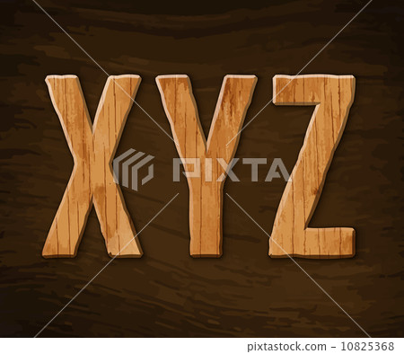 Wooden alphabet 10825368