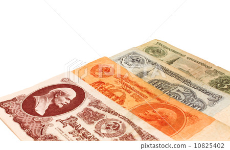 Set from four old Soviet banknotes Set from four old Soviet banknotes 10825402