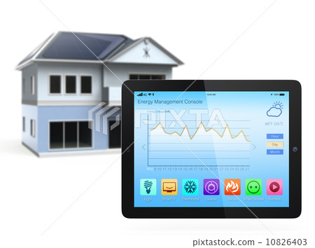 Smart Home Energy Management Tablet App 10826403