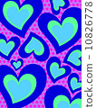 Background Abstract psychedelic heart 10826778