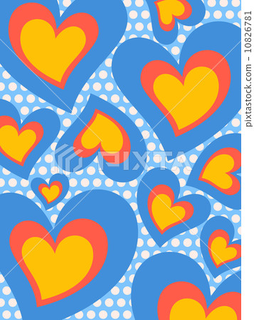 Background Abstract psychedelic heart 10826781