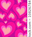 Background Abstract psychedelic heart 10826784