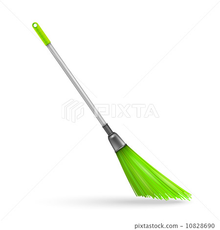 Plastic garden broom. 10828690