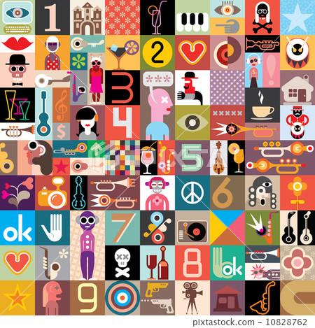 Art Collage Art Collage 10828762