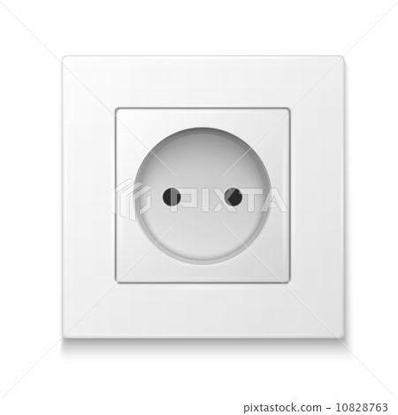 White socket outlet. White socket outlet. 10828763
