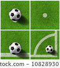 Illustration of a soccer field 10828930