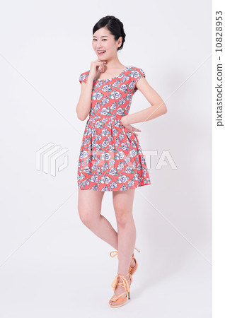 穿紅衣服的女人 10828953