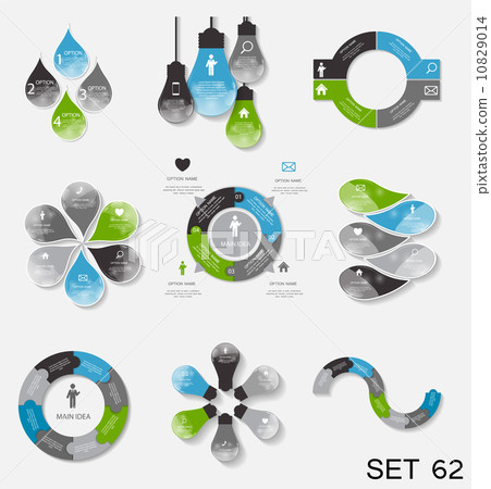 Collection of Infographic Templates for Business Vector Illustra Collection of Infographic Templates for Business Vector Illustra 10829014