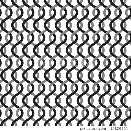 Abstract retro curves seamless pattern. Vector Abstract retro curves seamless pattern. Vector 10829291