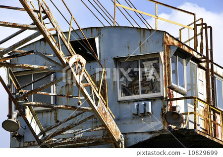 Rusted crane Rusted crane 10829699