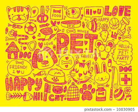 doodle pet background doodle pet background 10830905