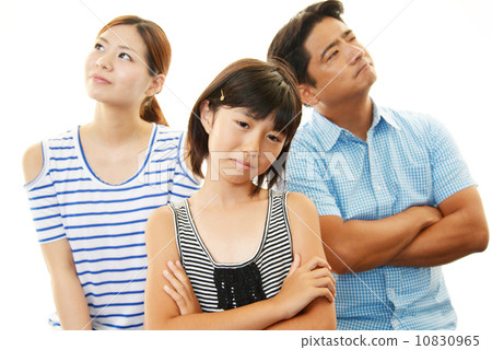 Family fighting 10830965