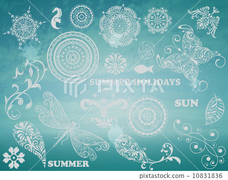Vector Summer Design Elements 10831836