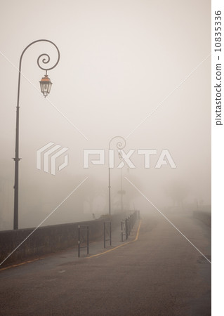 Foggy road Foggy road 10835336
