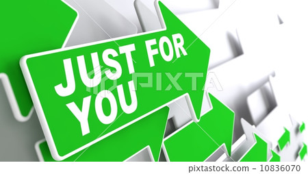 Just For You on Green Direction Sign. Just For You on Green Direction Sign. 10836070