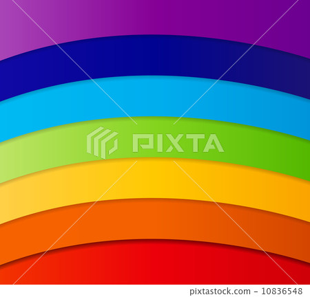 Rainbow Abstract Background Vector Illustration 10836548