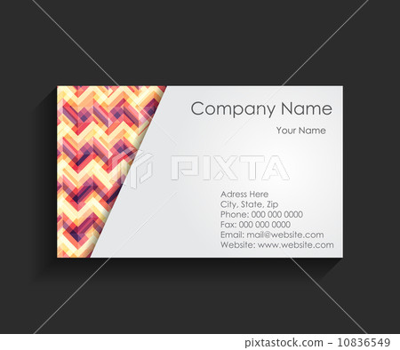 Company Business Card Vector Illustration 10836549