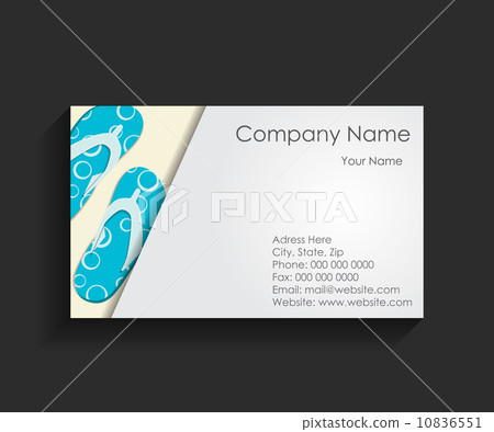 Company Business Card Vector Illustration 10836551