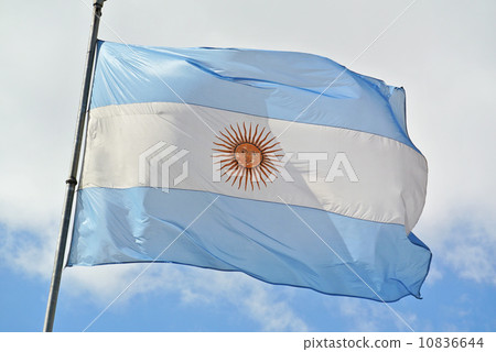 Argentina flag waving 10836644