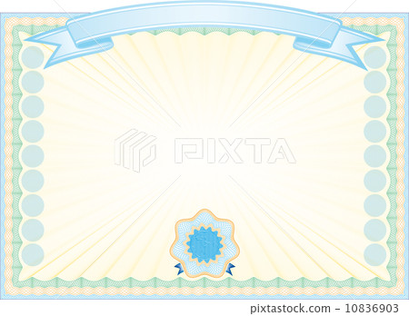Secured Guilloche certificate background, in vector file elements are in layers for easy editing 10836903