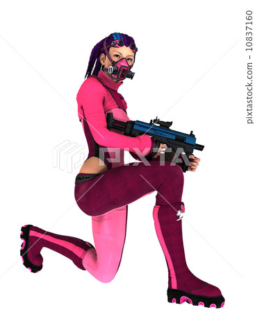 Female fighter 10837160