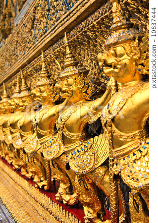 The Garuda at the Emerald Buddha Temple in Bangkok, Thailand. 10837444