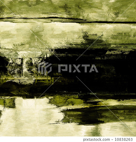 art abstract acrylic background in white, green and black colors art abstract acrylic background in white, green and black colors 10838263