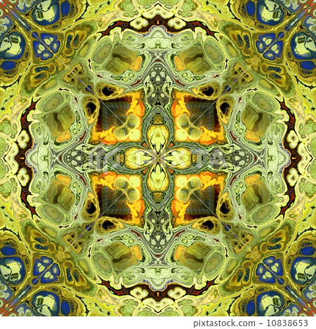 art nouveau ornamental vintage pattern 10838653